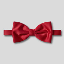 Load image into Gallery viewer, Folkespeare Wine Satin Bow Tie