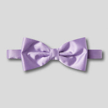 Load image into Gallery viewer, Folkespeare Lilac Satin Bow Tie