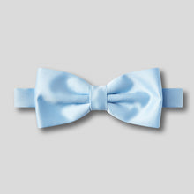 Load image into Gallery viewer, Folkespeare Light Blue Satin Bow Tie