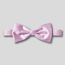 Load image into Gallery viewer, Folkespeare Lavender Satin Bow Tie