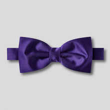 Load image into Gallery viewer, Folkespeare Purple Satin Bow Tie