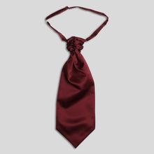 Load image into Gallery viewer, Folkespeare Burgundy Satin Scrunchie Cravat