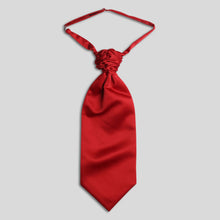 Load image into Gallery viewer, Folkespeare Scarlet Red Satin Scrunchie Cravat