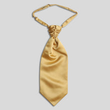 Load image into Gallery viewer, Folkespeare Gold Satin Scrunchie Cravat