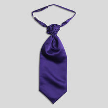 Load image into Gallery viewer, Folkespeare Purple Satin Scrunchie Cravat