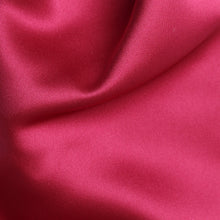 Load image into Gallery viewer, Folkespeare Cerise Satin Scrunchie Cravat Fabric