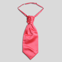 Load image into Gallery viewer, Folkespeare Coral Satin Scrunchie Cravat