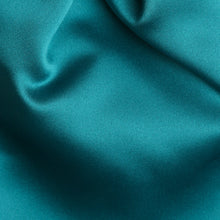 Load image into Gallery viewer, Folkespeare Teal Satin Scrunchie Cravat Fabric