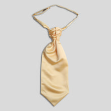 Load image into Gallery viewer, Folkespeare Lemon Satin Scrunchie Cravat