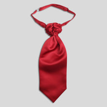 Load image into Gallery viewer, Folkespeare Boys Wine Satin Scrunchie Cravat