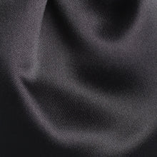 Load image into Gallery viewer, Folkespeare Boys Dark Grey Satin Scrunchie Cravat Fabric