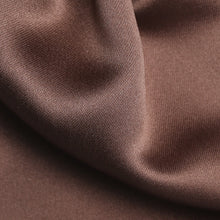Load image into Gallery viewer, Folkespeare Boys Mid Brown Satin Scrunchie Cravat Fabric