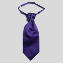 Load image into Gallery viewer, Folkespeare Boys Purple Satin Scrunchie Cravat