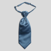 Load image into Gallery viewer, Folkespeare Boys Airforce Satin Scrunchie Cravat