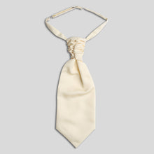 Load image into Gallery viewer, Folkespeare Lemon Slub Srunchie Cravat