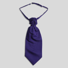 Load image into Gallery viewer, Folkespeare Purple Slub Scrunchie Cravat