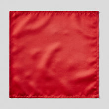 Load image into Gallery viewer, Folkespeare Scarlet Red Satin Pocket Square