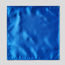 Load image into Gallery viewer, Folkespeare Royal Blue Satin Pocket Square