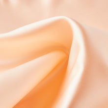 Load image into Gallery viewer, Folkespeare Peach Satin Pocket Square Fabric