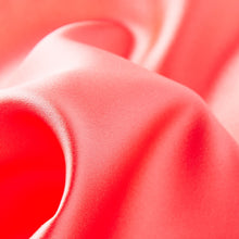 Load image into Gallery viewer, Folkespeare Coral Satin Pocket Square Fabric
