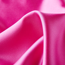 Load image into Gallery viewer, Folkespeare Fuchsia Lack Satin Pocket Square Fabric