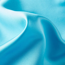 Load image into Gallery viewer, Folkespeare Turquoise Satin Pocket Square Fabric