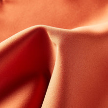 Load image into Gallery viewer, Folkespeare Rust Satin Pocket Square Fabric