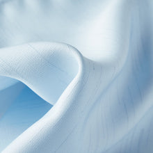 Load image into Gallery viewer, Folkespeare Light Blue Slub Pocket Square Fabric