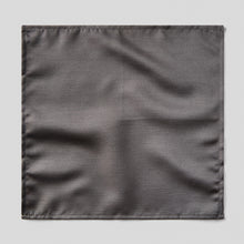 Load image into Gallery viewer, Folkespeare Charcoal Slub Pocket Square