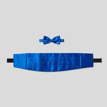 Load image into Gallery viewer, Folkespeare Royal Satin Cummerbund and Bow Tie Set