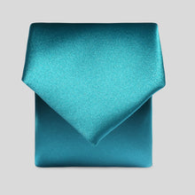 Load image into Gallery viewer, Folkespeare Boys Teal Satin Tie