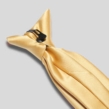Load image into Gallery viewer, Folkespeare Gold Satin Clip On Tie Clip