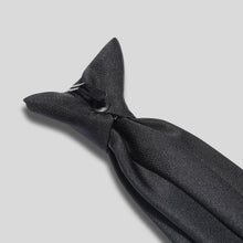 Load image into Gallery viewer, Folkespeare Black Barathea Clip On Tie Clip