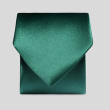 Load image into Gallery viewer, Folkespeare Forest Green Satin Tie