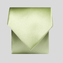 Load image into Gallery viewer, Folkespeare Avocado Satin Classic Tie