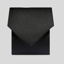 Load image into Gallery viewer, Folkespeare Black Textured Classic Tie