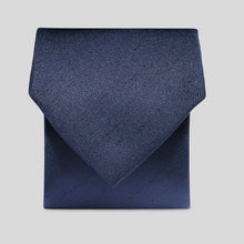 Load image into Gallery viewer, Folkespeare Navy Slub Tie