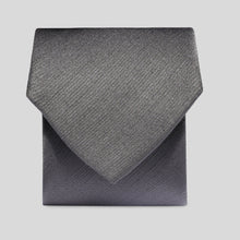Load image into Gallery viewer, Folkespeare Charcoal Slub Tie