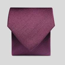 Load image into Gallery viewer, Folkespeare Maroon Slub Tie
