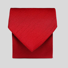 Load image into Gallery viewer, Folkespeare Red Slub Classic Tie