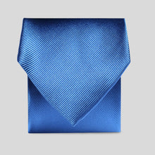 Load image into Gallery viewer, Folkespeare Marine Blue Silk Tie