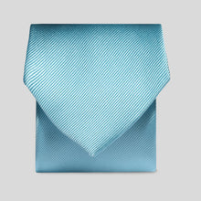 Load image into Gallery viewer, Folkespeare Turquoise Silk Tie Fabric