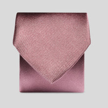 Load image into Gallery viewer, Dusky Pink Silk Tie and Pocket Square Set Tie