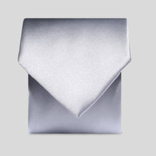 Load image into Gallery viewer, FBA Silver Grey Satin Tie