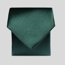 Load image into Gallery viewer, FBA Bottle Green Satin Tie