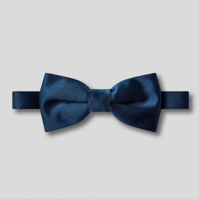Folkespeare Boys Navy Satin Bow Tie