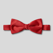 Load image into Gallery viewer, Folkespeare Boys Scarlet Red Satin Bow Tie
