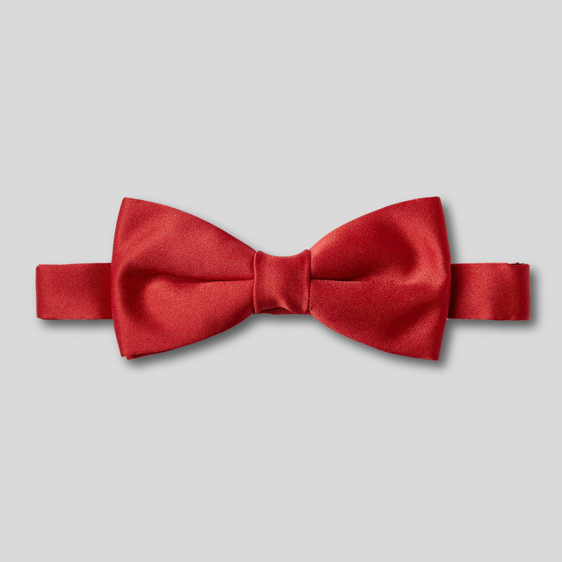 Folkespeare Boys Scarlet Red Satin Bow Tie