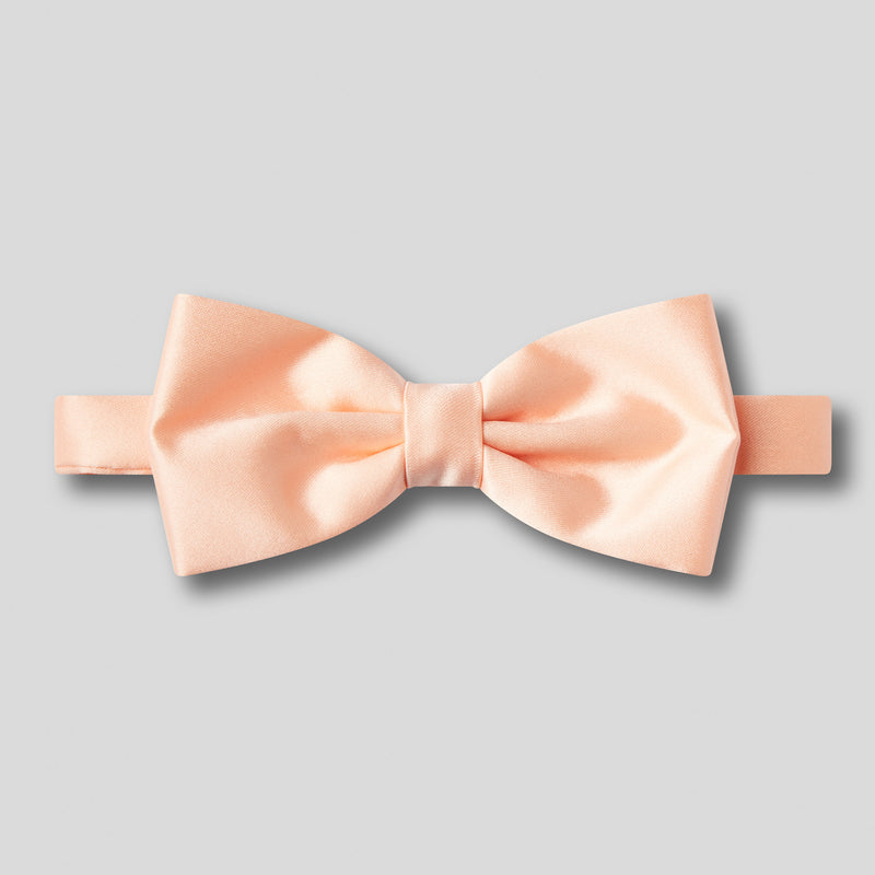Folkespeare Boys Peach Satin Bow Tie