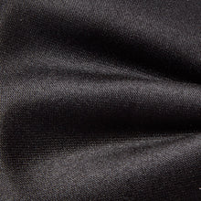 Load image into Gallery viewer, Folkespeare Black Satin Bow Tie Fabric
